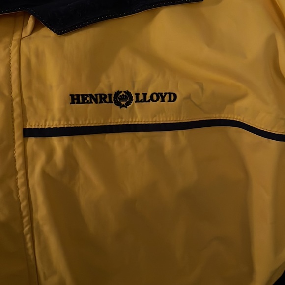 Henri Lloyd yellow sailing jacket. Tuck away hood. - Picture 2 of 4